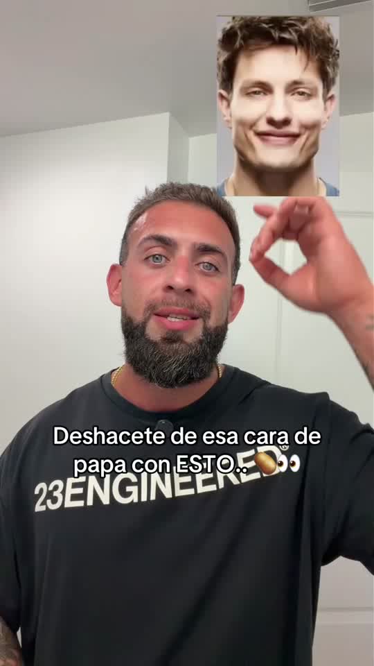 Face depuffing hook TikTok thumbnail